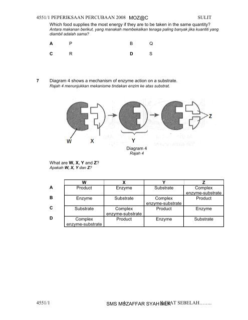 Biology 1Q&A - Trial Paper Collection