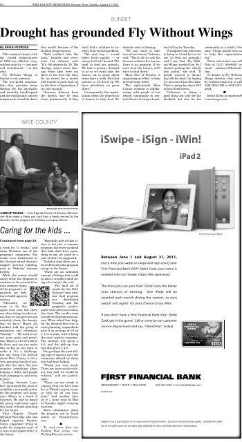 08-21-2011-Sunday - Wise County Messenger