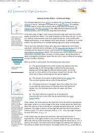 Subsonic Airflow Effects - Airfoils and Wings