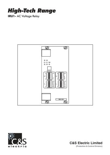 IRU1 - C&S Electric Limited