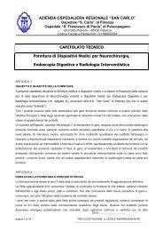 ok Capitolato Tecnico - Ospedale San Carlo