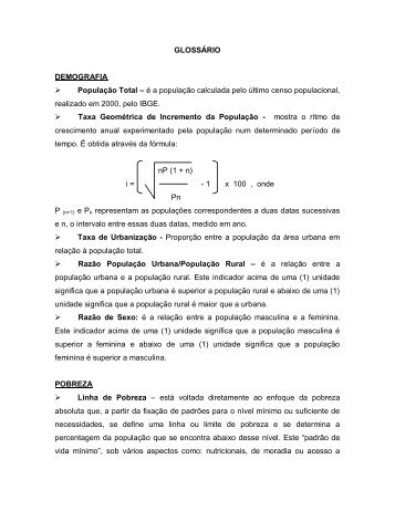 vocÃª lÃª todo o GlossÃ¡rio