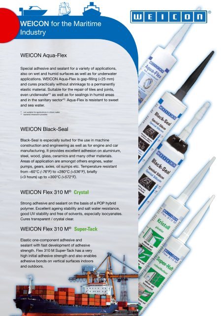 DOWNLOAD - WEICON for the Maritime Industry - Weicon.com