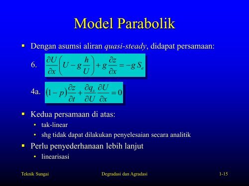 Degradasi dan Agradasi - istiarto