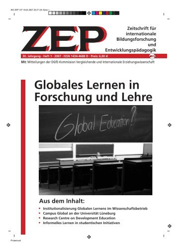 ZEP - Lehrstuhl fÃ¼r Allgemeine Erziehungswissenschaft I