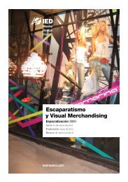 Escaparatismo y Visual Merchandising - IED Madrid