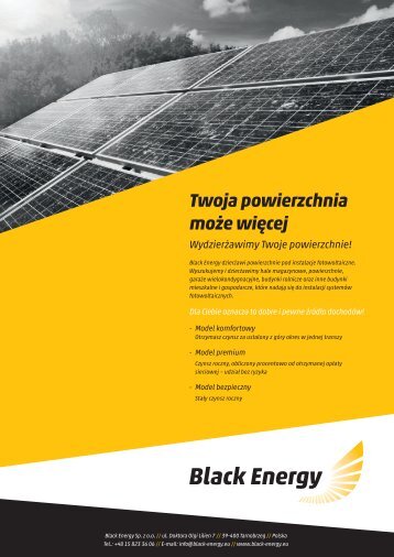Pobierz folder informacyjny (PDF) - Black Energy