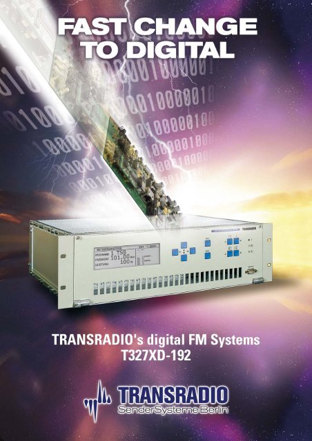 T 327XD-192 Transmitter Brochure - TRANSRADIO