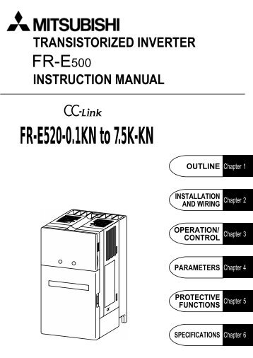 FR-E500-KN INSTRUCTION MANUAL - Suport