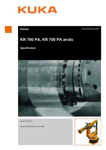 KR 700 PA, KR 700 PA arctic - KUKA Robotics