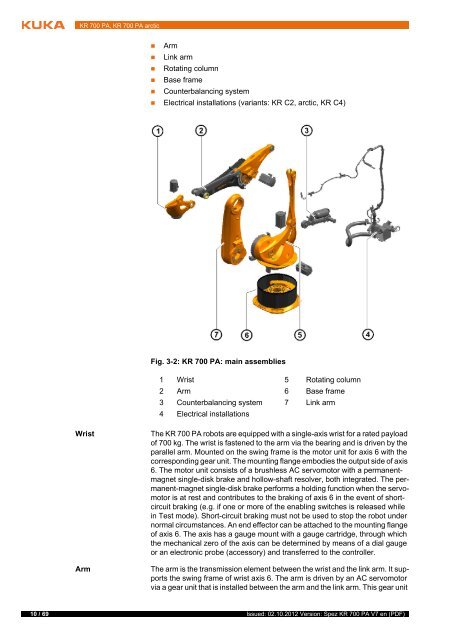 KR 700 PA, KR 700 PA arctic - KUKA Robotics