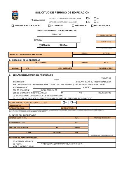 2.OBRA NUEVA ENERO 06 - Municipalidad de Zapallar