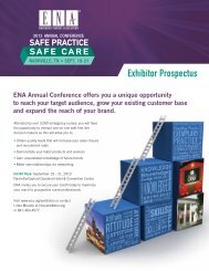 Exhibitor Prospectus - Emergency Nurses Association