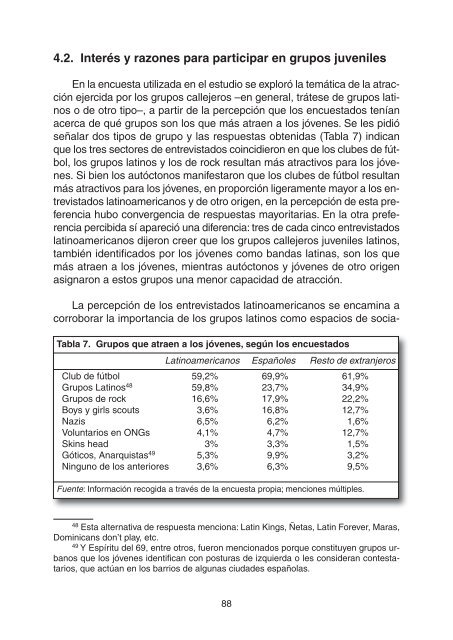 insercion adolescentes - Ministerio de Sanidad y PolÃ­tica Social