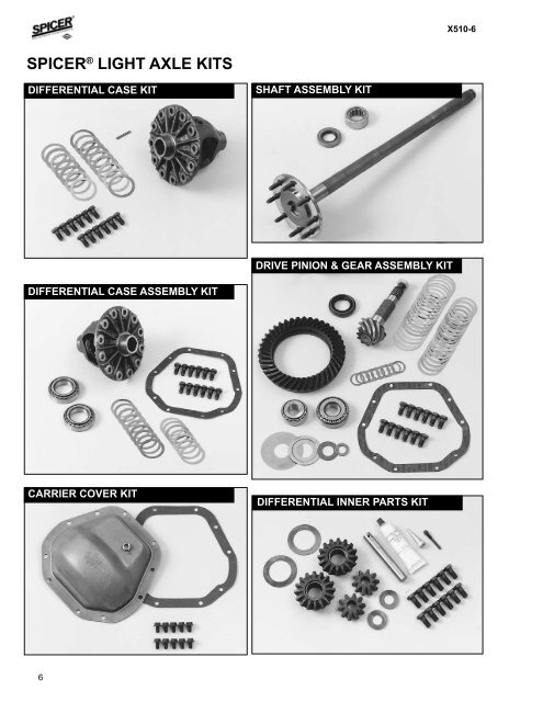 Light Axle Parts for Jeep Applications