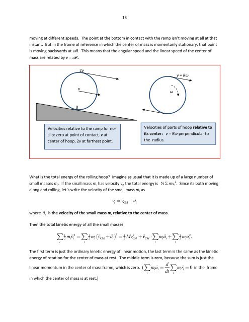 Class Notes on Rotational Motion - Galileo and Einstein