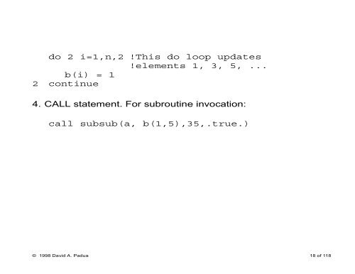 A Brief Introduction to Fortran 77 - Polaris