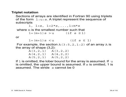 A Brief Introduction to Fortran 77 - Polaris