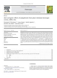 Anti-cariogenic effects of polyphenols from plant stimulant ...