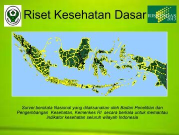 Riset Kesehatan Dasar (Riskesdas) tahun 2013 (PDF: 1 MB)