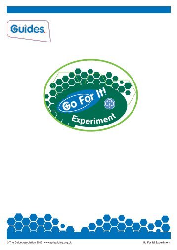 Experiment (PDF). - Girlguiding UK