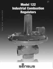 Model 122 Industrial Combustion Regulators