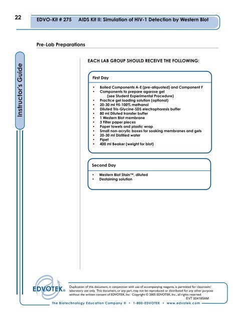 Experiment Procedures - Frederiksen