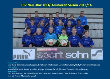 TSV Neu Ulm - jfgwittelsbacherland.de