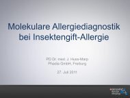 Molekulare Allergiediagnostik bei Insektengift-Allergie - Phadia