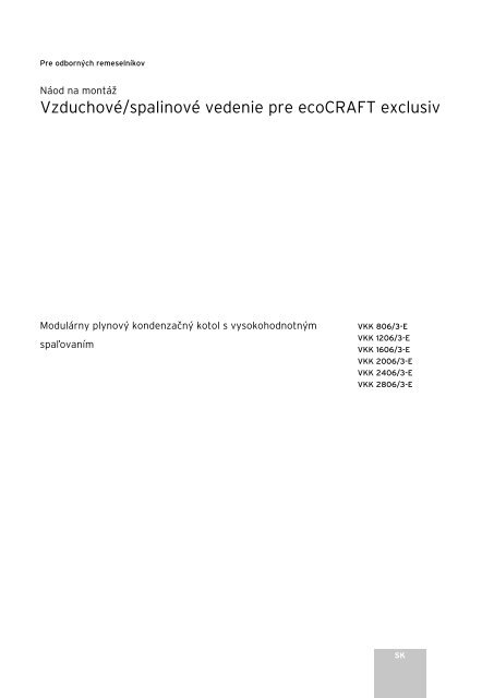 ecoCRAFT exclusiv - Vaillant