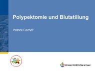 Polypektomie und Blutung, Gerner, Endoskopieseminar 2012