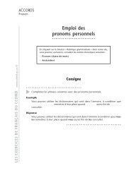 Emploi des pronoms personnels - ccdmd