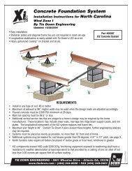 Xi2 Foundation System Installation for Wind Zone I