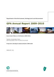 Government Policy on Architecture - Annual Report 2009-2010