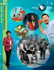 conference program brochure - PBS