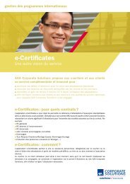 e-Certificates - AXA Corporate Solutions