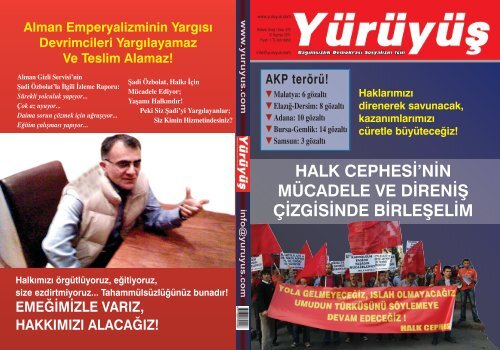 KAZANIMLARIMIZI CÜRETLE BÜYÜTECEĞİZ! - Yürüyüş