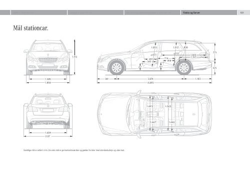 E-Klasse sedan og stationcar.