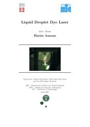 Liquid Droplet Dye Laser