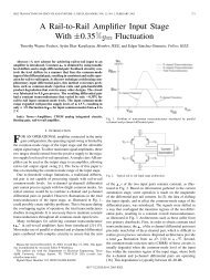 A Rail-to-Rail Amplifier Input Stage - Analog and Mixed Signal ...