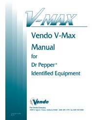 V-Max Dr Pepper Manual (Whole) - Vendo