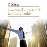 Download - Reliance Accelerated Leadership Program