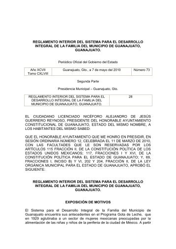 el ciudadano licenciado nicÃ©foro alejandro de jesÃºs ... - Guanajuato