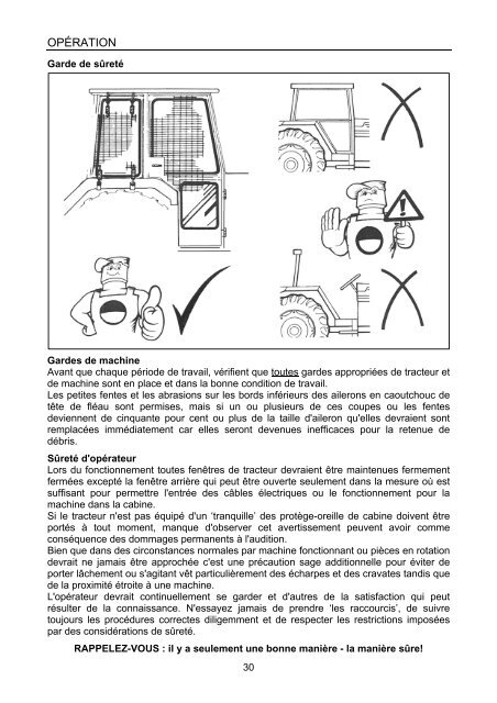 PA5570 - 7070T Series French Operator Manual - McConnel