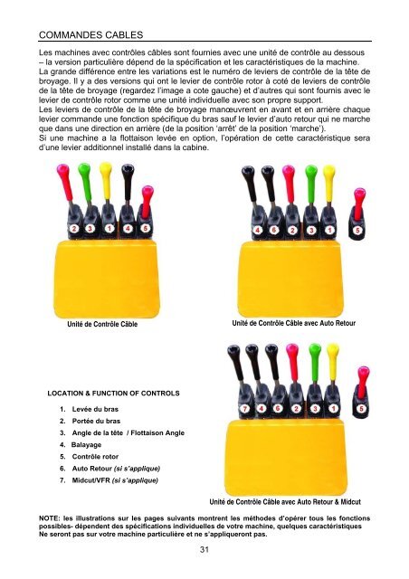 PA5570 - 7070T Series French Operator Manual - McConnel