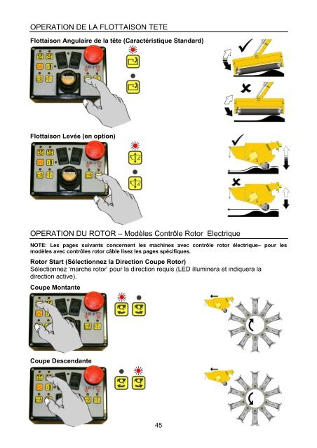 PA5570 - 7070T Series French Operator Manual - McConnel