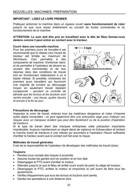 PA5570 - 7070T Series French Operator Manual - McConnel