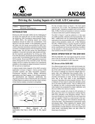 Driving the Analog Inputs of a SAR A/D Converter - Microchip