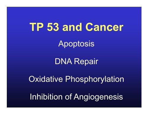 Leopold Koss Lectureship Cellular Mechanisms in Hereditary Cancer