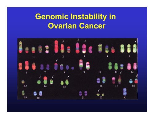 Leopold Koss Lectureship Cellular Mechanisms in Hereditary Cancer